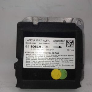 Centralita de airbag BOSCH 0285010547 - 51810463 Fiat dobló II