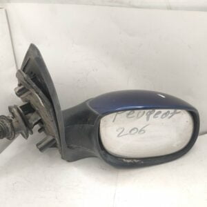 Retrovisor completo derecho Peugeot 206 azul