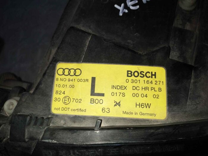 Faro delantero izquierdo Audi TT Xenon 2000