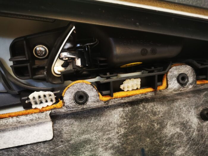 Guarnecido de cuero completo puerta delantera derecha VW Passat B6