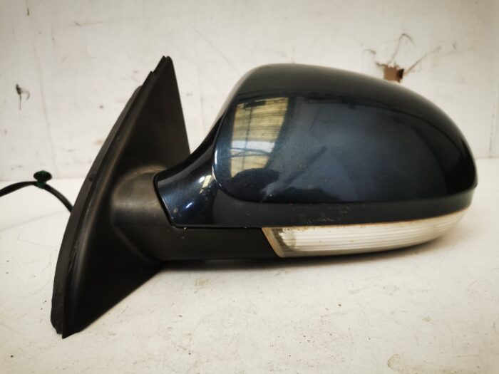 retrovisor exterior eléctrico izquierdo Volkswagen Passat B6 2007 azul oscuro