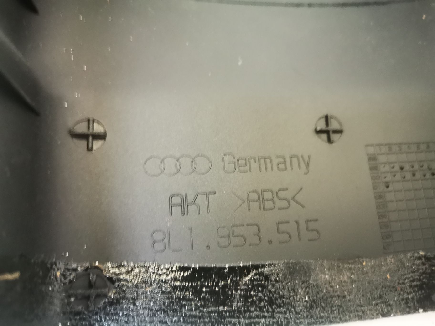 tapa superior volante columna de dirección Audi A3 grupo VAG varios modelos