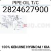 Tubo aceite del turbo Hyundai Kia varios modelos nuevo original