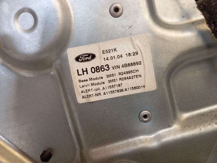 Elevalunas trasero izquierdo manual Ford Focus C-max 2004