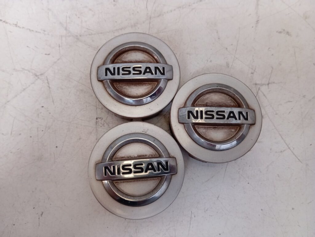 Juego 3 Tapones llanta aluminio Nissan