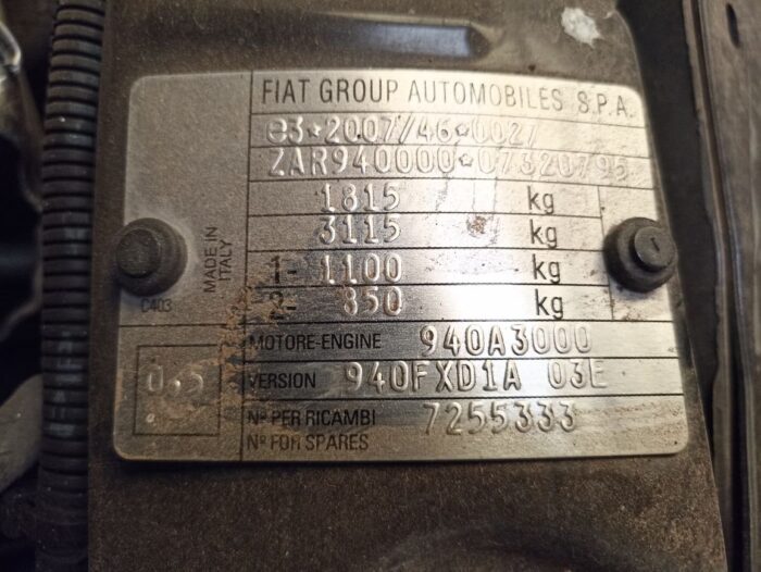 Motor completo Alfa Romeo Giulietta (940) 1.6 JTDM 105CV Diésel 2014