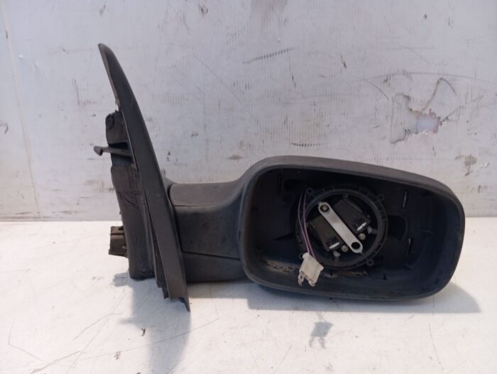 Retrovisor exterior derecho eléctrico negro Renault Megane II 2003 sin espejo