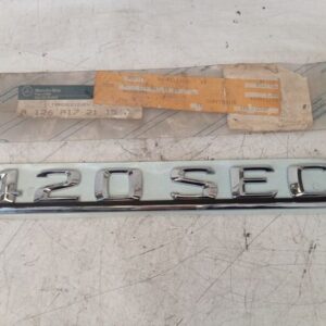 Emblema nuevo original Mercedes 420 SEC W126 Coupe C126