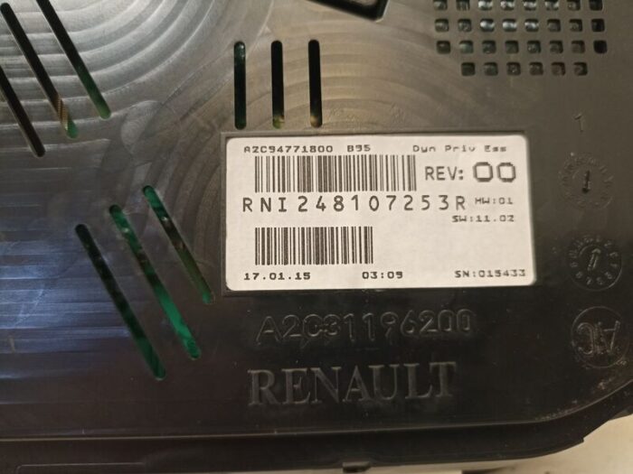 Cuadro Instrumentos Renault Megane III 1.2 16V 2015