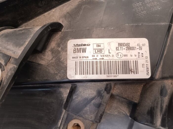 Faro izquierdo BMW X1 XDRIVE 18D (E84) 2011