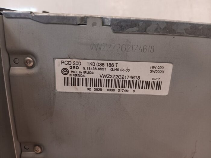 Sistema audio Radio CD Volkswagen Golf V 2004