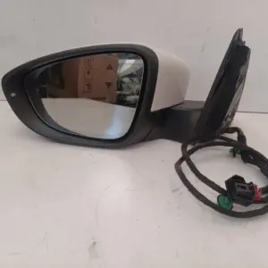 Retrovisor eléctrico izquierdo Volkswagen Passat B7 (3C) 2014 blanco